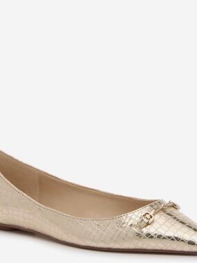 Sam Edelman Nori Gold Metallic Flat